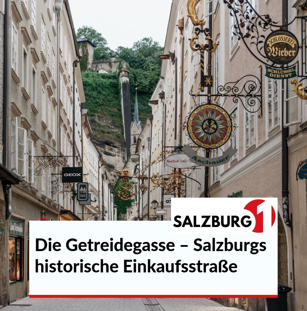 Die Getreidegasse – Salzburgs historische Einkaufsstraße