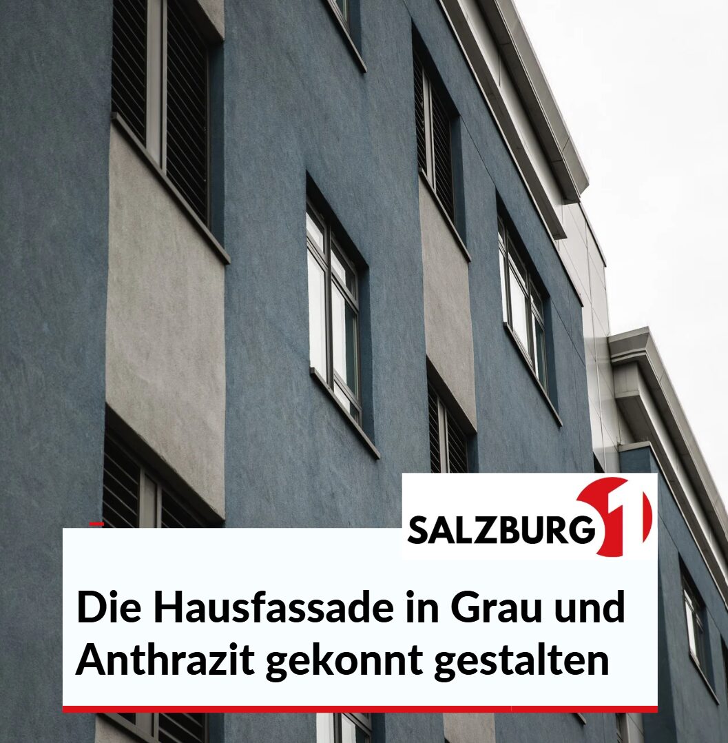 Die Hausfassade in Grau und Anthrazit gekonnt gestalten