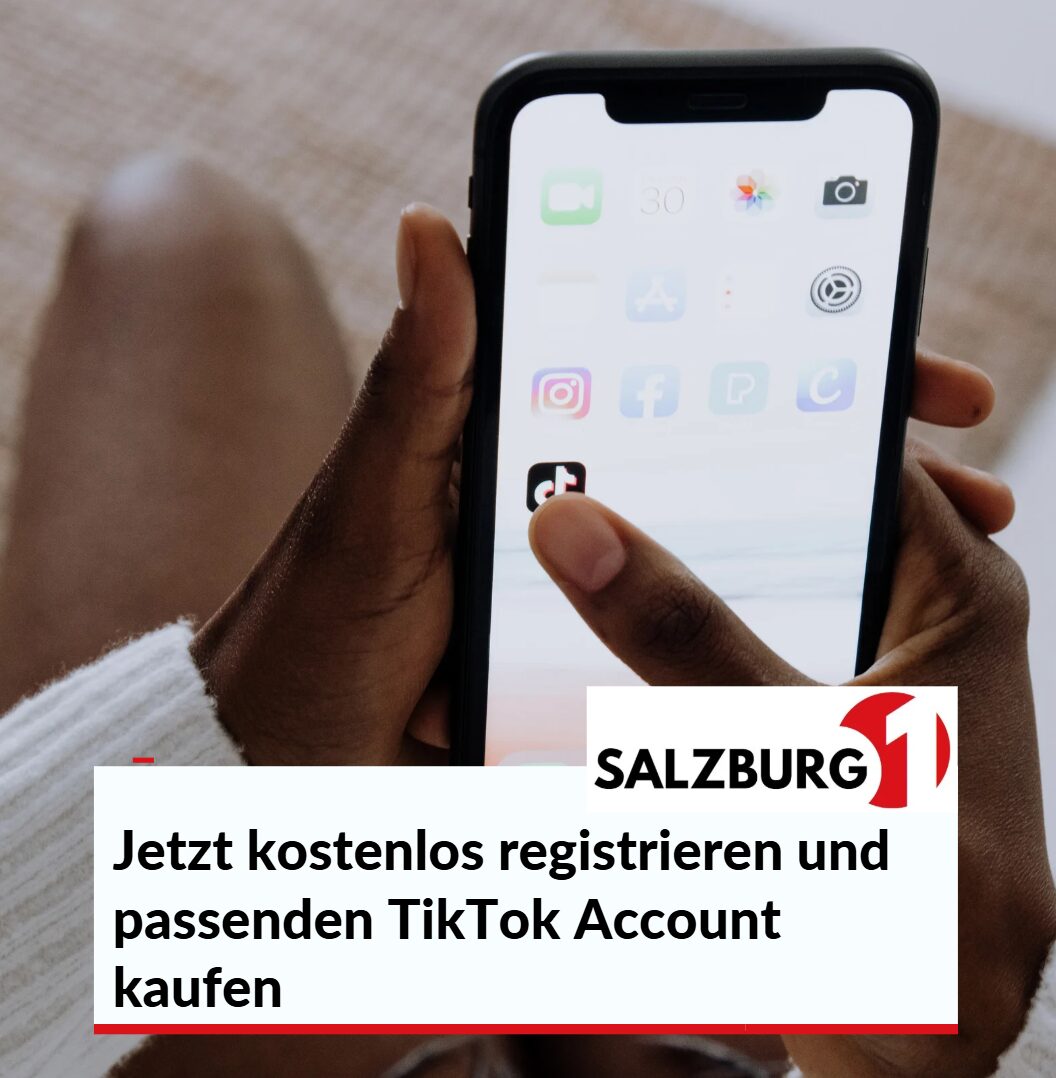 Jetzt kostenlos registrieren und passenden TikTok Account kaufen