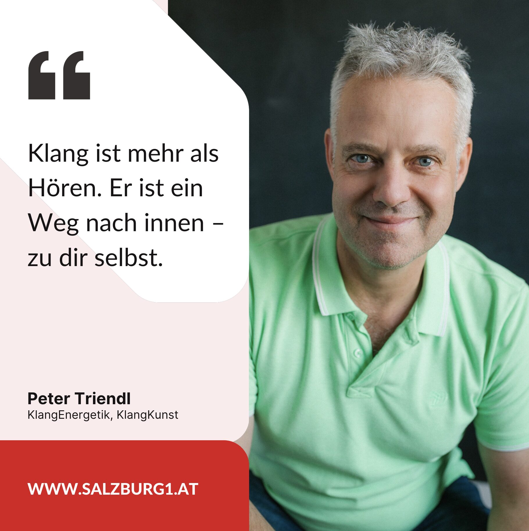 Peter Tiendl KlangEnergetik, KlangKunst