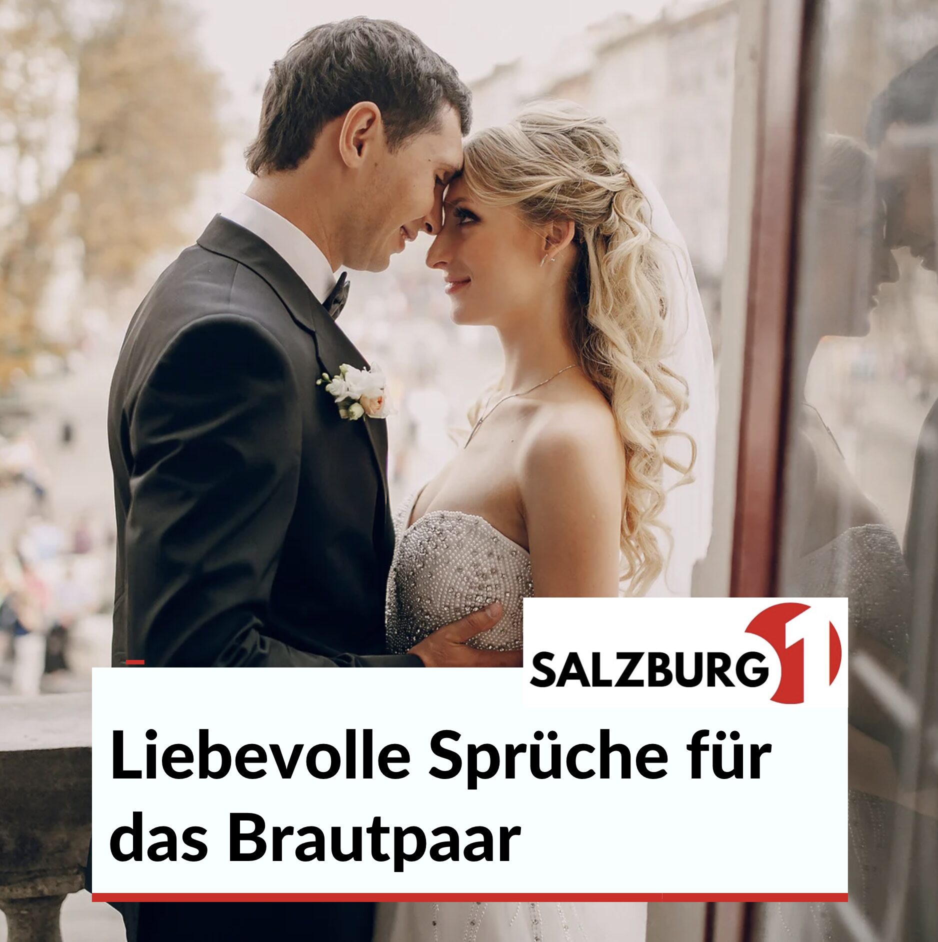 Liebevolle Sprüche für das Brautpaar