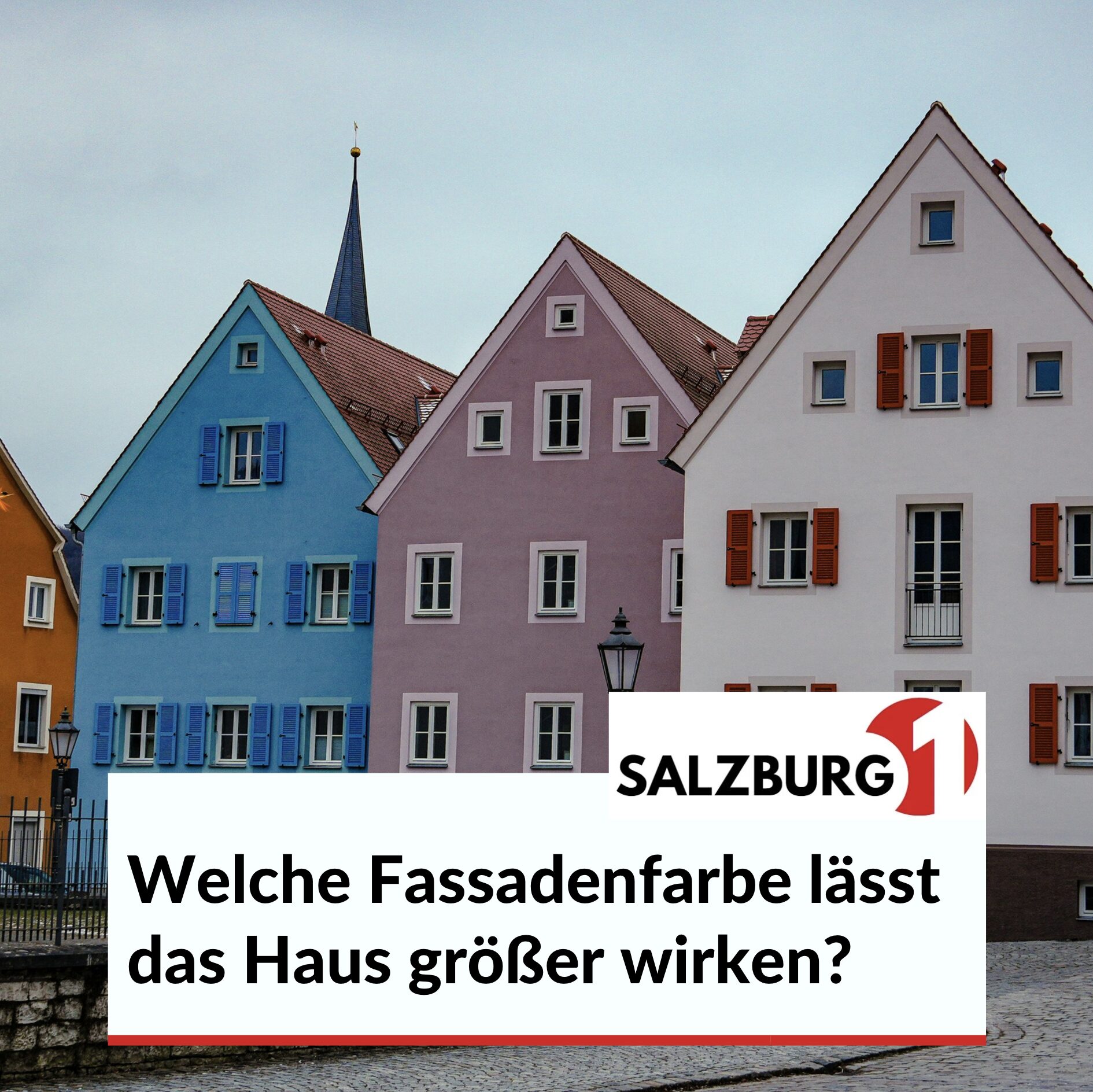 Welche Fassadenfarbe lässt das Haus größer wirken? Welche Fassadenfarbe lässt das Haus größer wirken?