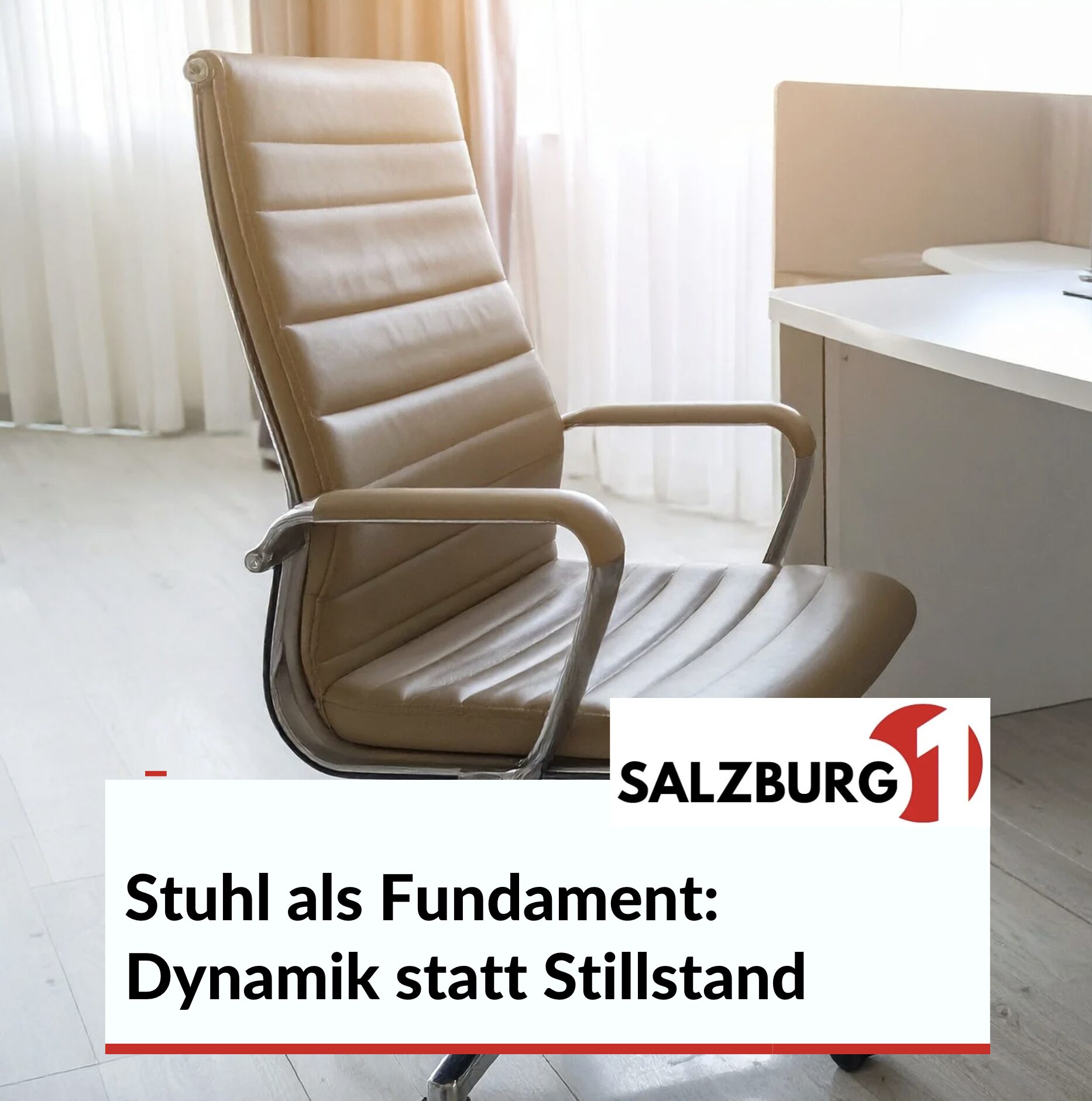 Stuhl als Fundament Arbeitsnest