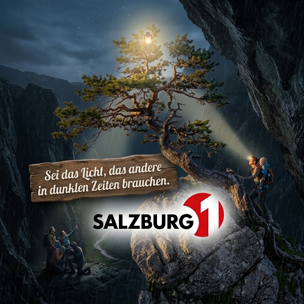 Sei das Licht, das andere in dunklen Zeiten brauchen.