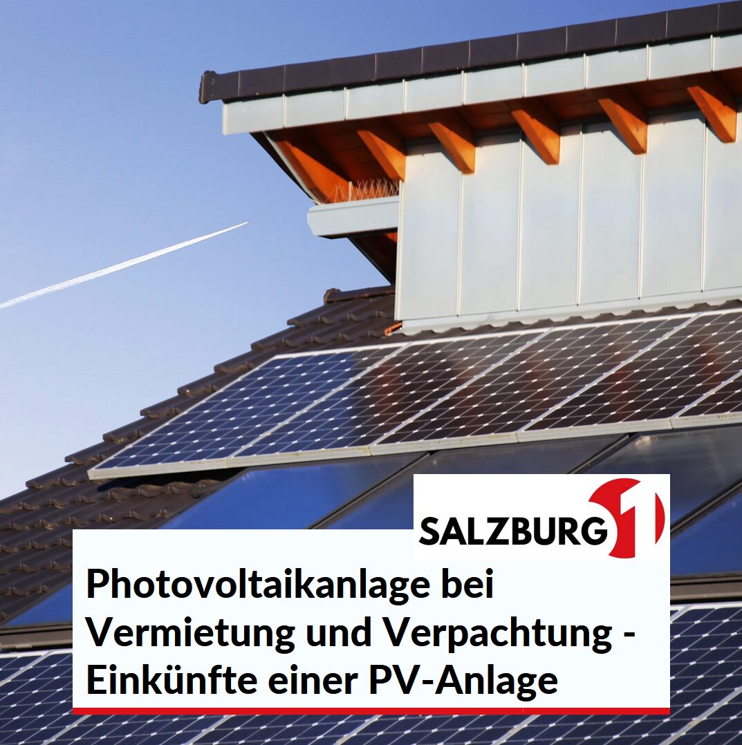 Photovoltaikanlage bei Vermietung und Verpachtung - Einkünfte einer PV-Anlage Photovoltaikanlage bei Vermietung und Verpachtung - Einkünfte einer PV-Anlage
