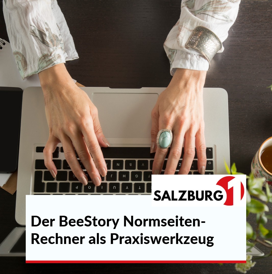Digitale Lösungen Der BeeStory Normseiten-Rechner als Praxiswerkzeug Digitale Lösungen Der BeeStory Normseiten-Rechner als Praxiswerkzeug