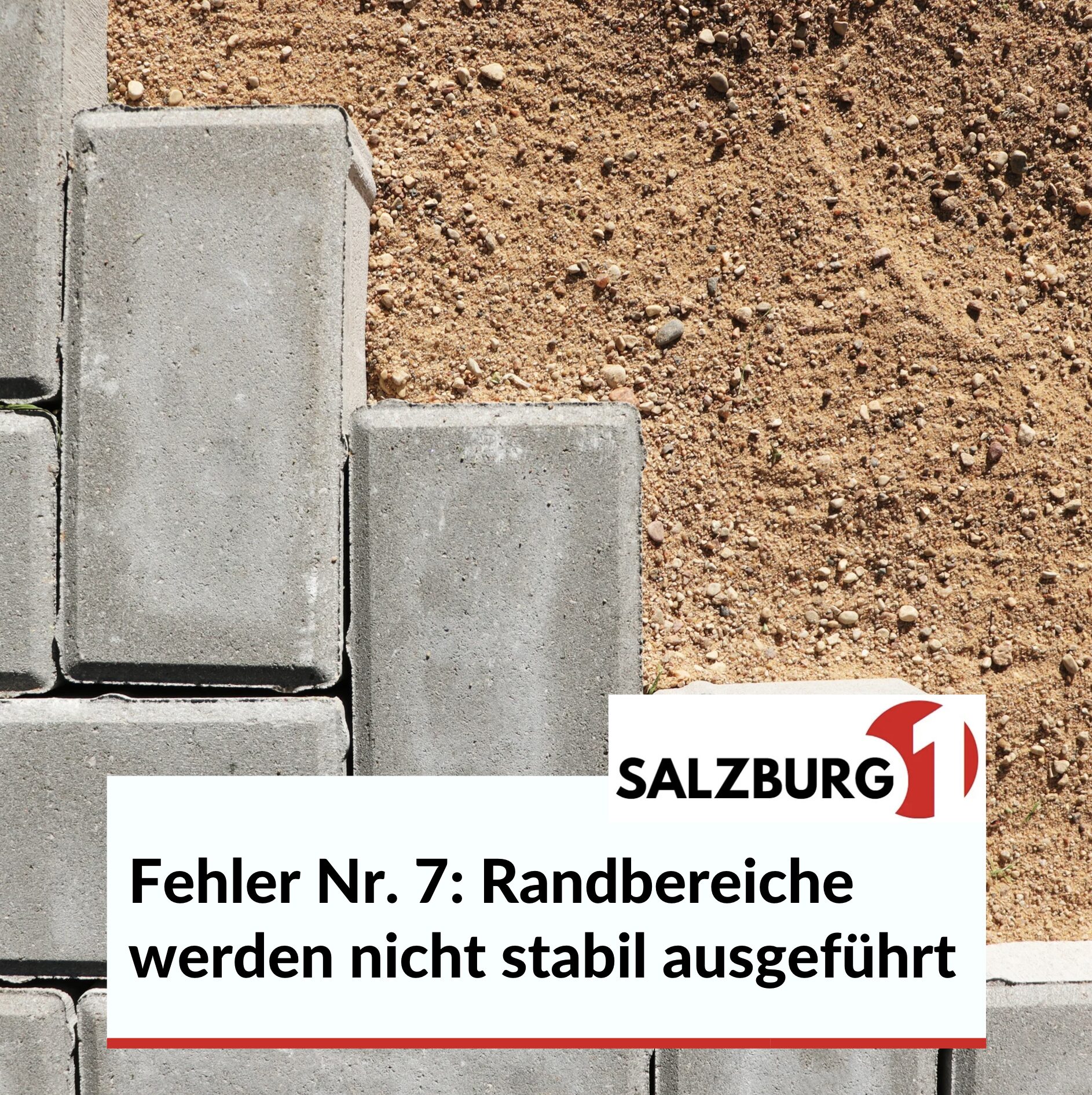 Fehler Nr. 7: Randbereiche werden nicht stabil ausgeführt Fehler Nr. 7: Randbereiche werden nicht stabil ausgeführt