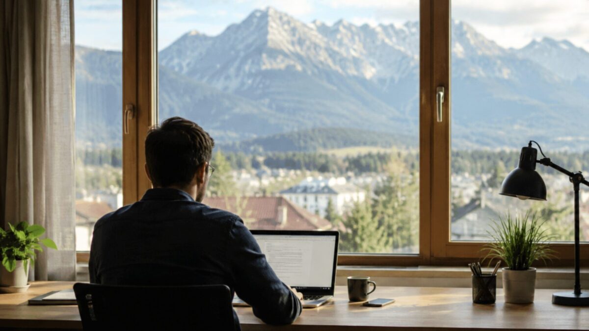Homeoffice in den Bergen