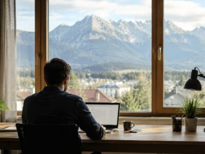 Homeoffice in den Bergen
