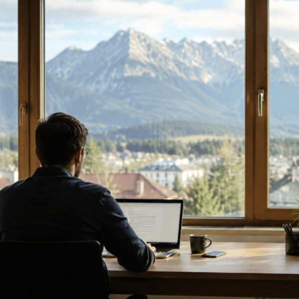 Homeoffice in den Bergen