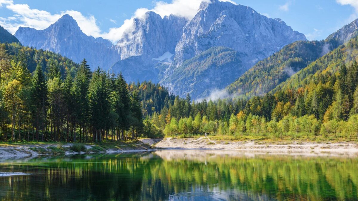 Urlaub in den Bergen am See