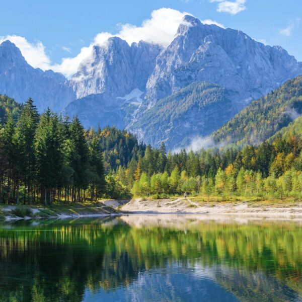 Urlaub in den Bergen am See
