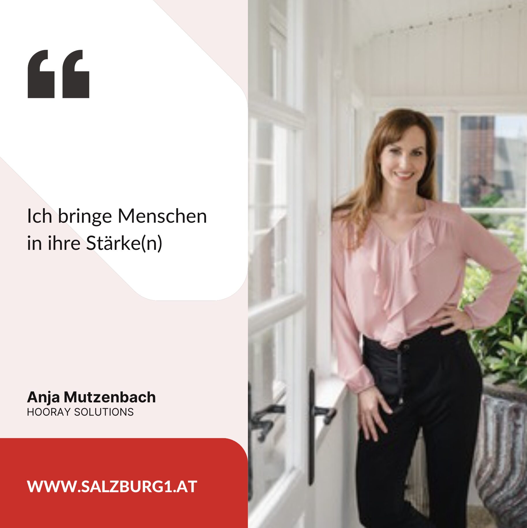 Anja Mutzenbach HOORAY SOLUTIONS Anja Mutzenbach HOORAY SOLUTIONS