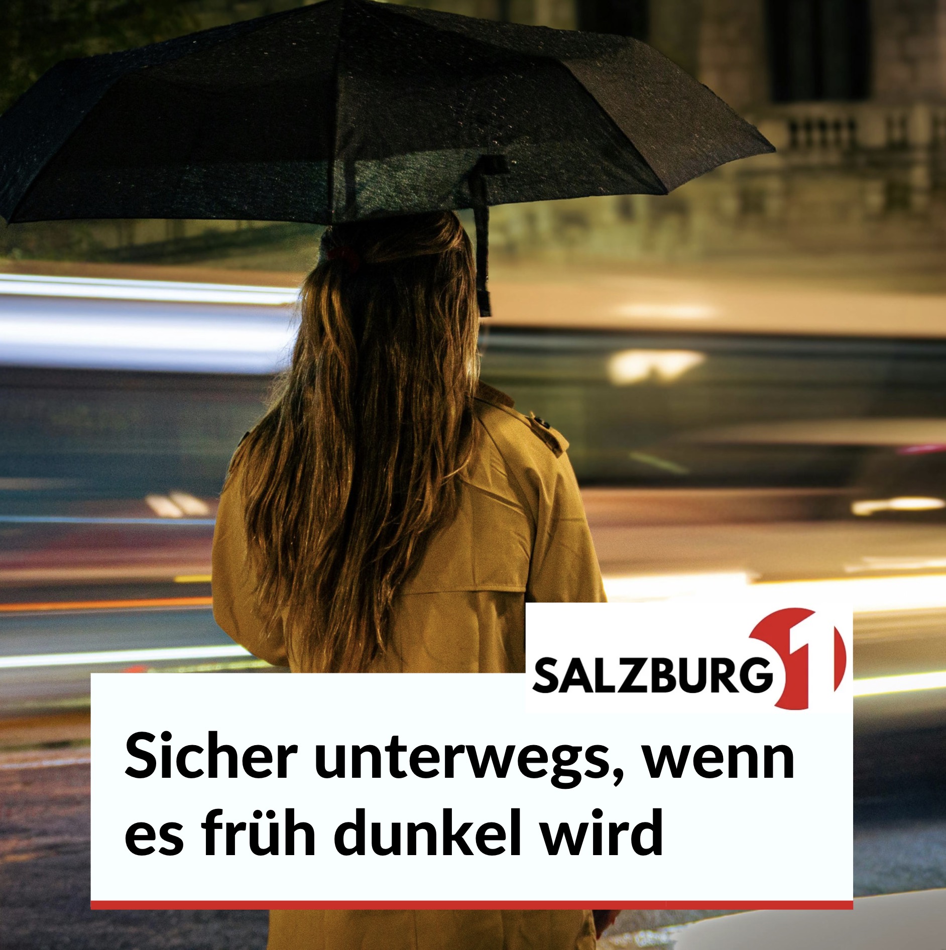 Sicher unterwegs, wenn es früh dunkel wird Sicher unterwegs, wenn es früh dunkel wird